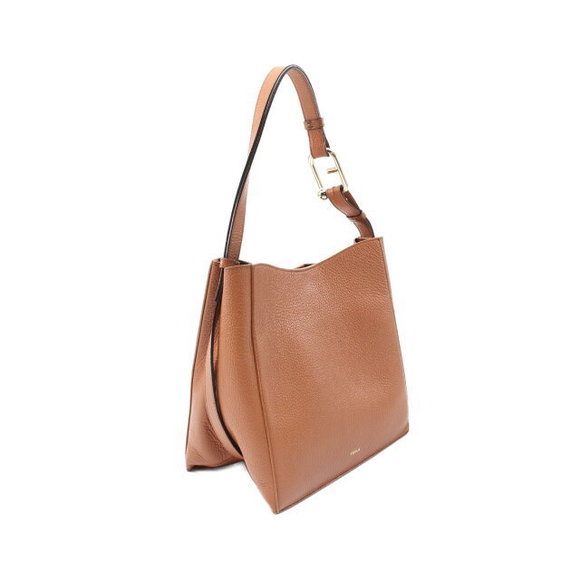 Furla Brown Nuvola Tote Leather Bag - Picture 1 of 7